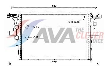 Радіатор сист. охолодження daily iv 09-, daily v 11-, daily vi 14- iveco