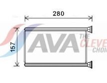 Радіатор опалення cherokee 2.8, 3.7 08-, dodge jeep