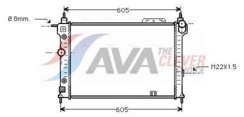 Радіатор astra 2.0 i 91-