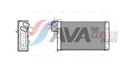 Радиатор отопления 607 00- peugeot
