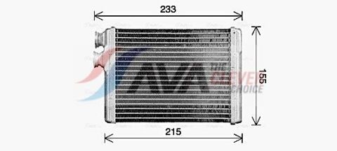 Радиатор отопления 308 ii / 308 sw ii heater peugeot