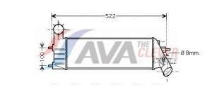 Інтеркулер c8 2.0, 2.2 02-, fiat, lancia, peugeot