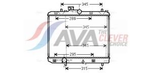 Радіатор системи охолодження двигуна agila (b) 08-, suzuki