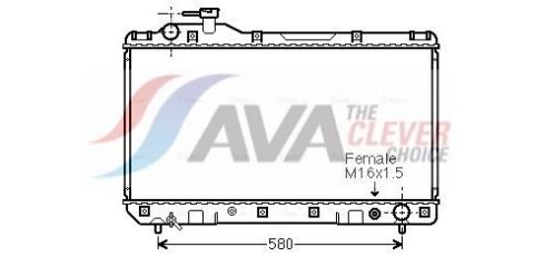 Радіатор системи охолодження двигуна rav 4 i 2.0 4wd 94- toyota