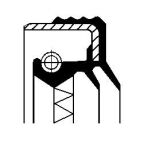 Ущільнювальне кільце вала, диференціал