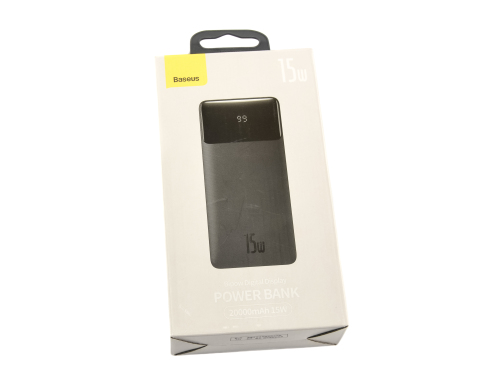 Павербанк Baseus Bipow Digital Display 15W 20000mAh Black (PPDML-J01)