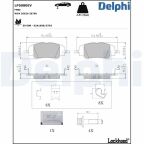 Тормозные колодки дисковые, комплект