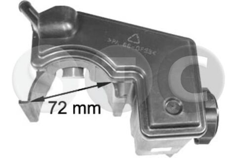 Розширювальний бачок, гідравл. рідина (рульов. механізм з підсилюв.) Розширювальний бачок, гідравл. рідина (рульов. механізм з підсилюв.)