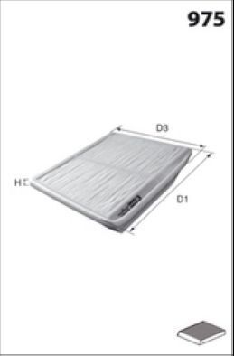 Фільтр, повітря у салоні Фільтр, повітря у салоні