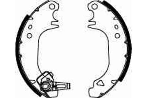 Комплект гальмівних колодок