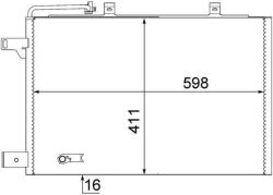Радiатор кондицiонера MERCEDES-BENZ A-CLASS (W169) Радiатор кондицiонера MERCEDES-BENZ A-CLASS (W169)