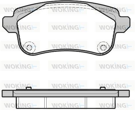 Комплект тормозных колодок, дисковый тормоз