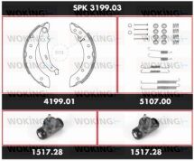 Комплект тормозов, барабанный тормозной механизм