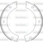 Гальмова колодка, стоянкове гальмо