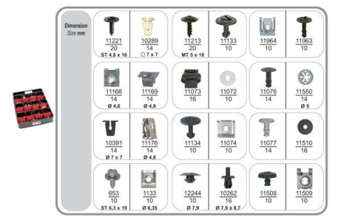 Набор, крепежные детали