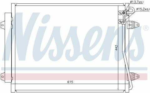 Конденсер VW CC(11-)1.4 TSI(+)[OE 3C0.820.411 B]