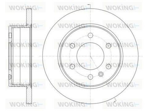Гальмівний диск задн. Crafter/W906/W907/W910 (06-21)