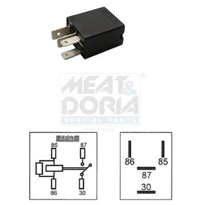 MEATDORIA OPEL Реле 12V-20A 1 N.A. Fiat,Hyundai,Honda Opel