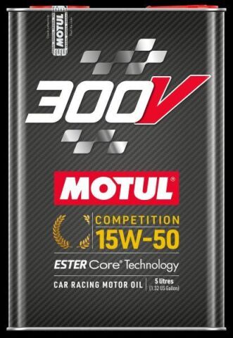 Моторное масло MOTUL 300V Competition 15W-50, 5 литров