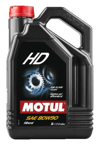 Трансмісійна олива MOTUL HD SAE 80W-90, 5 літрів