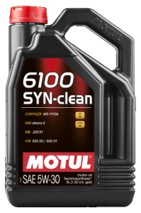 Моторна олива MOTUL 6100 Syn-clean 5W-30, 5 літрів