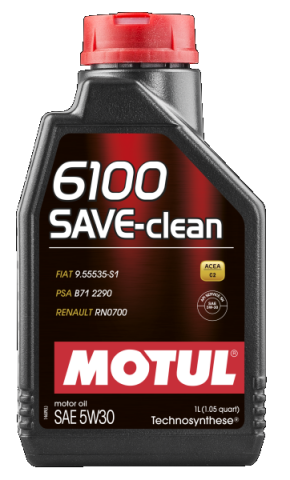 Моторна олива MOTUL Save-clean 6100 5W-30, 1 літр Моторна олива MOTUL Save-clean 6100 5W-30, 1 літр