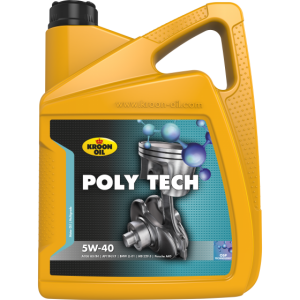 Моторна олива KROON OIL Poly Tech 5W-40, 5 літрів