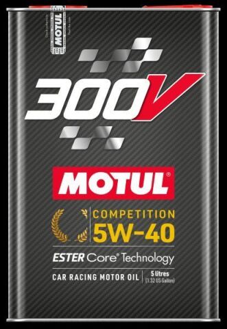 Моторное масло MOTUL 300V Competition 5W-40, 5 литров