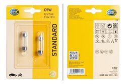 Лампа розжарювання (блістер 2 шт) C5W 12V 5W STANDARD