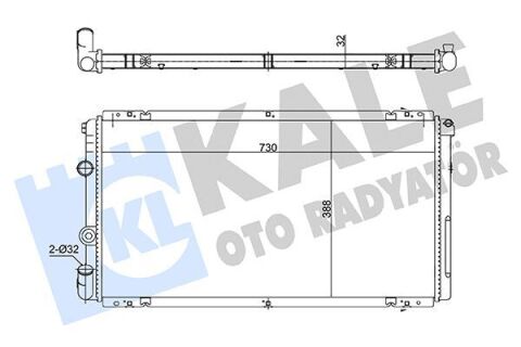 Радіатор охолодження master ii,opel movano,nissan 1.9dci/2.8dci/dti 00-