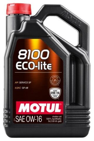Моторное масло MOTUL 8100 Eco-lite 0W-16, 5 литров
