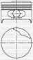 Поршень с кольцами и пальцем (размер отв. 79.5/STD) LOGAN 1.6 (1-й, 2-й цл.) (K7M.702/703/720/744/745/746), фото 1 - интернет-магазин Auto-Mechanic