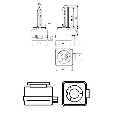 Лампа ксенонова Philips D3S 42V 35W