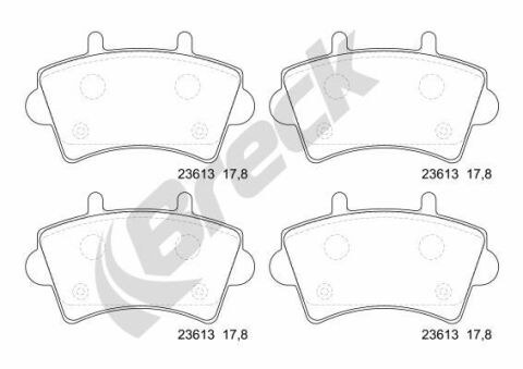 Колодки тормозные (передние) Renault Master 98-R16&quot;