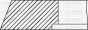 Комплект поршневих кілець (на 1 поршень) (83,01/+0.50) (1,2/1,2/2,0) audi a3/a4/a5/q3/q5 1.8-2.0tfsi, skoda octavia 1.8-2.0tsi, vw golf/polo/tiguan 1.8-2.0tsi/fsi, фото 2 - інтерент-магазин Auto-Mechanic