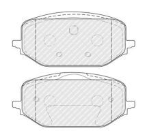 Колодки тормозные дисковые (комплект 4 шт)