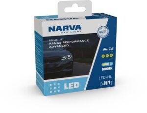 Автолампа H1 12/24V 19W P14.5s Performance Advance LED 6000K 1700lm (к-кт 2шт)