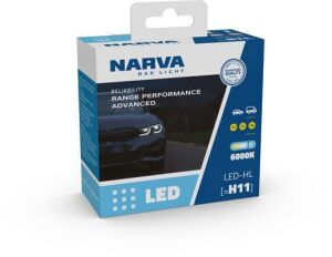 Автолампа H11/H9 12/24V 19W PGJ19-2/5 Performance Advance LED 6000K 1700lm (к-кт 2шт.)