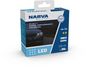 Автолампа H4/H19 12/24V 19W P43t-3/PU43t-3 Performance Advance LED 6000K 1500/1100lm (к-кт 2 шт)