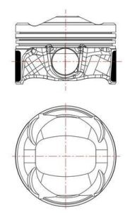 Поршень Citroen Berlingo/Peugeot Partner 1.2 THP 16- (75.00mm/STD)