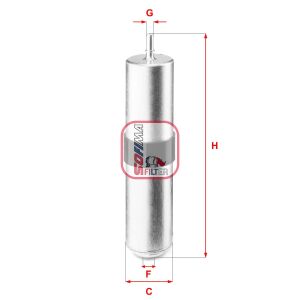 Фільтр паливний BMW 2 (F44/F45/F46)/X1 (F48) 1.5D-2.0D B37/B47 14- (OE line)