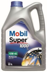 Моторное масло Mobil Super 1000 X1 15W-40, 5 литров