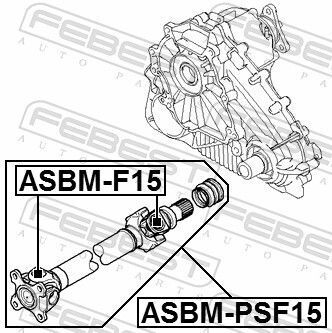 Карданный вал BMW X5 E70/F15/F85 X6 E71/E72/F16/F86 08-19