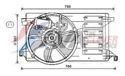 Вентилятор радиатора 3 2.0 MZR 08-14 Вентилятор радиатора 3 2.0 MZR 08-14