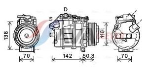 Компресор кондиціонера 5 (F10), 7 (F01, F02, F03, F04)