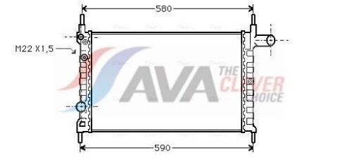 Радіатор охолодження Kadett E 1.3/1.4