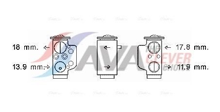 Розширювальний клапан сист. кондиціонера T5 03-