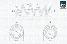 Пружина передня L= 423 mm Doblo,Combo Tour 10- Пружина передня L= 423 mm Doblo,Combo Tour 10-