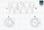 Пружина передня L=353 mm Golf V,VI,Jetta III,Eos,Skoda Octavia II 05-, фото 1 - інтерент-магазин Auto-Mechanic