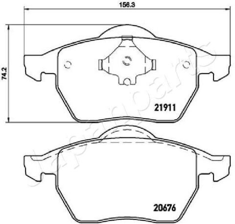 тормозные колодки перед. AUDI A3 SEAT Toledo SKODA Octavia VW Golf